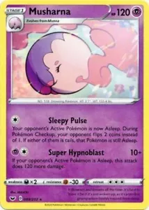 Musharna 088/202 Sword & Shield Base Set RARE PERFECT MINT! Pokemon - Picture 1 of 1