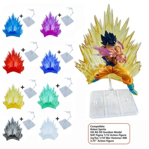 For Tamashii Dragon Ball 1/12 Action SHF Figure Energy Aura Effect Stand Holder - Picture 1 of 19