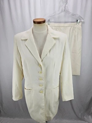 Женская белая юбка костюм Giorgio Sant'Angelo 12 - Изображение 1 из 4