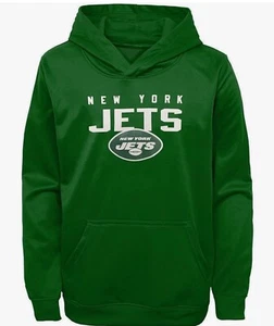NEW YORK JETS Hoodie Sweatshirt Sweater Mens NFL Team Pullover Youth L 14/16 New - Picture 1 of 1