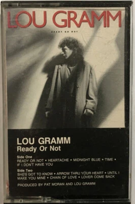 Lou Gramm - Ready Or Not Cassette Tape 1987 - Atlantic Records – 7 81728-4 Foto 1 de 3