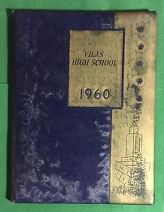 Anuario de escuela secundaria Vilas 1960 ""Reflector"" Alstead NH New Hampshire - Imagen 1 de 4