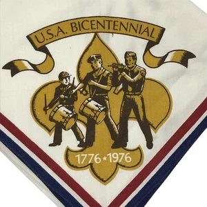 Pañuelo Boy Scouts 1976 bicenenario 250 aniversario EE. UU. (LB1636) - Imagen 1 de 2