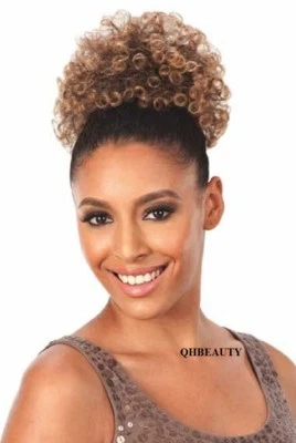 SNG FREETRESS EQUAL DRAWSTRING CURLY HAIR PONYTAIL- AFRO PUNK LARGE - Image 1 of 4