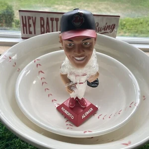 Rare MLB Roberto Alomar Bobblehead 2001 Cleveland Indians Game Giveaway 7/7 NIB - Picture 1 of 6