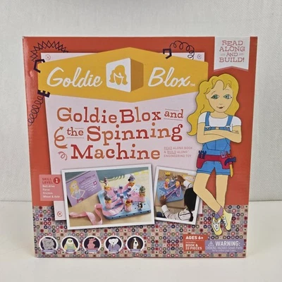 Goldie Blox & the Spinning Machine Actividad de Ingeniería Construir Piezas Selladas Foto 1 de 4