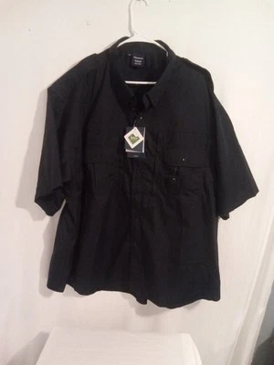 Propper Lightweight Tactical Button Shirt Men 4XL Short Sleeve NYPD Navy.  New - Image 1 of 4