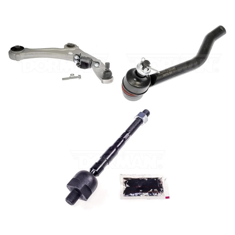 For Nissan Altima 07-13 Control Arm with Ball Joint and Tie Rod End Kit Mas - Imagem 1 de 1