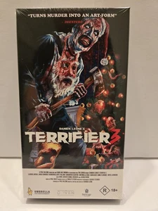 Terrifier 3 VHS 2024 Umbrella Entertainment Art The Clown OG Owner Fast Shipping - Picture 1 of 10