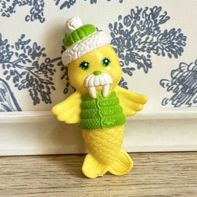 Kenner Sea Wees Icy Gals Whiskers Yellow Walrus Breezy Mermaid Pet Vintage 1980s - Image 1 of 4
