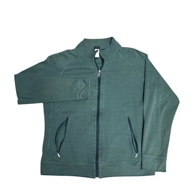 Patagonia 全拉链运动衫夹克绿色男式 L — 第 1/4 张图片