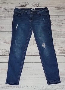 Kensie Skinny Jeans Women's 10/30 Effortless Ankle Mid Rise Medium Wash - Picture 1 of 9