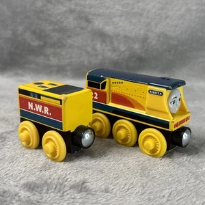 Thomas & Friends Wooden Rebecca Railway Train Car Tank Engine and Tender FXT43 - Picture 1 of 8