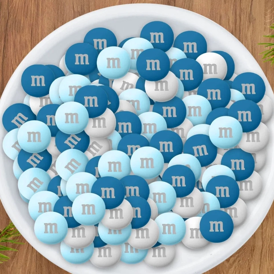 Caramelos M&M's MEZCLA DE INVIERNO AZUL/BLANCO, PRECIO VALOR LIMITADO POR TIEMPO EN BOLSA DE LIBRAS!! Foto 1 de 4
