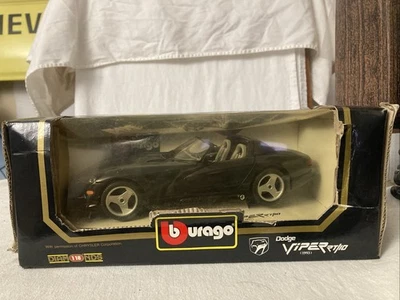 Dodge Viper RT/10 1992 Burago escala 1/18 fundido a presión Foto 1 de 4