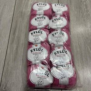 Eylul pink Baby Soft 50% Cotton armigurami Knitting Yarn 500g - Picture 1 of 2