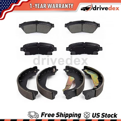 Pastillas de freno y zapatas semimetálicas delanteras traseras para Chevrolet Cruze 2010 2011 2012 Foto 1 de 4