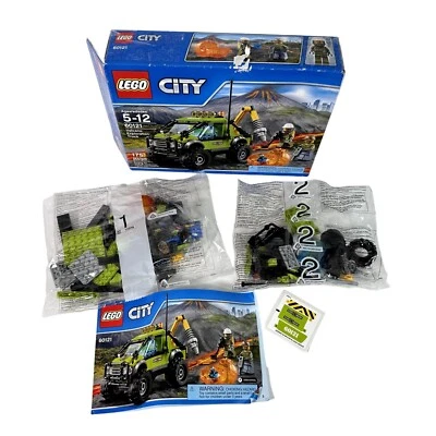 RETIRED Lego VOLCANO EXPLORATION TRUCK Set 175 Pcs 60121 NEW OPEN BOX - Image 1 of 4
