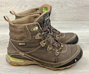 Ahnu Montana AF2422MLC Women's 8.5 Brown Leather Lace Up Waterproof Hiking Boots - Picture 1 of 8
