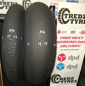 Dunlop KR108 & 106 195/65/17&120/70/17 Motorcycle Tyres Partworn A14 - Picture 1 of 1