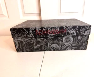 Slayer DC Box Only no Shoes Thrash Death de metal negro con forro de papel - Imagen 1 de 7