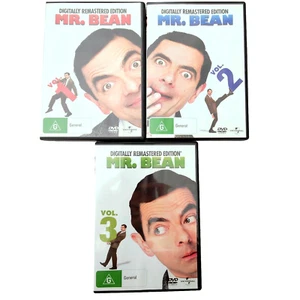 Mr Bean DVD Vol 1 2 3 (Digitally Remastered Edition 2010 Rowan Atkinson Comedy  - Picture 1 of 9