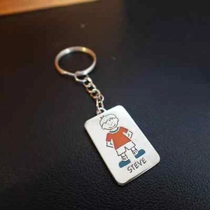 Steve Personalized Keychain Zipper Pull Name Kidcore Retro Y2K Gift - Bild 1 von 7