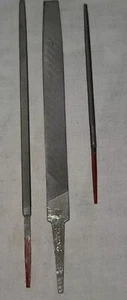 3 Simonds Files 2 NOS - 6 INCH SQUARE BASTARD 4 Inch Rnd Bastard - Picture 1 of 2