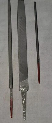 3 Simonds Files 2 NOS - 6 INCH SQUARE BASTARD 4 Inch Rnd Bastard - Image 1 of 2