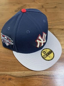 New York Yankees Hat Club Cool Fashion 2000 World Series patch 7 1/2 - Picture 1 of 7