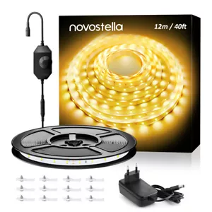 6M 12M Blanco Cálido LED Tira Cinta Tira Autoadhesiva DIY Flexible 24V - Imagen 1 de 10