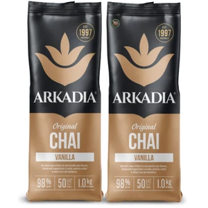 Fresh Arkadia VANILLA Chai Powder 2kgs Latte Cafe Perfect Hot or Cold - Picture 1 of 7