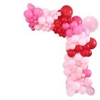 Pink Balloon Garland Red Rose Mother's Day Party Arch Kit  Girls