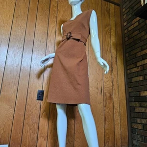 Vintage 60s 70s Mod Space Age Dolly A-Line Mini Shift Go Go Party Day Dress L/XL - Picture 1 of 7