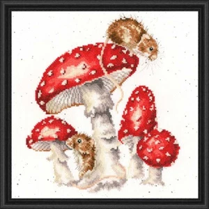 Bothy Threads The Fairy Ring Kit & Frame Counted Cross-Stitch - Picture 1 of 1