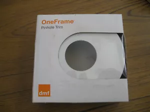 OneFrame DMF Lighting 5” Round Pinhole Trim White DRD2TRJDPWH Fixture Cover - Picture 1 of 3