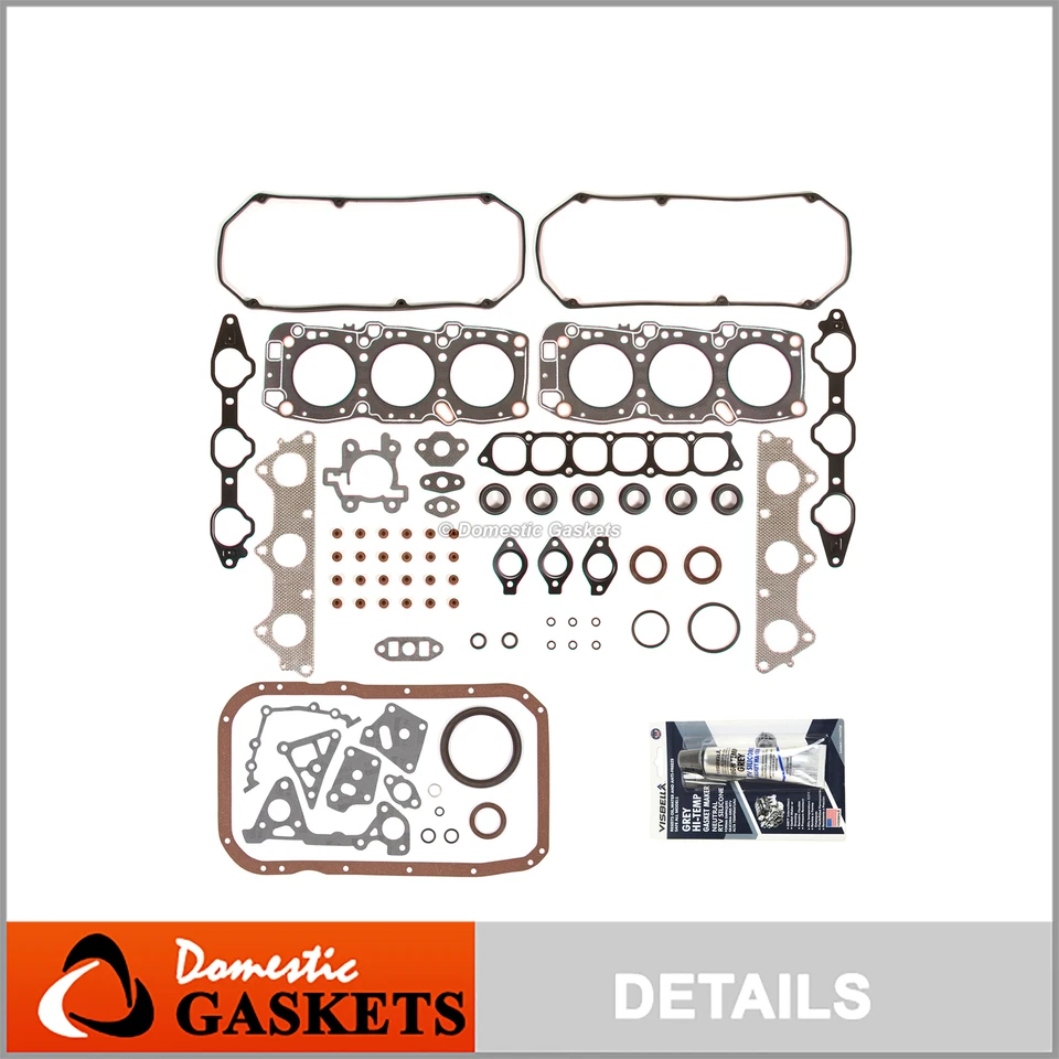 Fits 95-00 Chrysler Sebring Dodge Avenger Stratus 2.5L Full Gasket Set 6G73 - Image 1 of 4