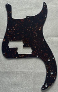 Custom For Fender 62 Precision P Bass Style Guitar Pickguard Brown Tortoise - Picture 1 of 4