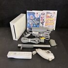 Nintendo Wii Console Bundle Full Setup With 3 Games/controllers Tested Working!