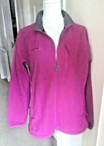 MOUNTAIN EXTREME PINK FLEECE SOFTSHELL FULL  ZIP JACKET UK 16 EXCELLENT COND - Picture 1 of 10