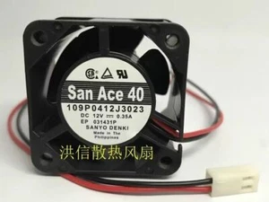 1 Pc. New Sanyo 109P0412J3023 Cooling Fan 4028 DC12V 0.35A 4CM 2Pin - Bild 1 von 1