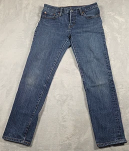 Jeans Levi's 501 CT 34x32 pierna recta botón mosca tiro bajo 9" lavado mediano 0985 - Imagen 1 de 11