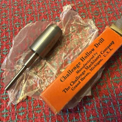 Taladro hueco CHALLENGE 5/32 taladro de papel nuevas piezas de encuadernación KD 52 🇺🇸 NOS Foto 1 de 4