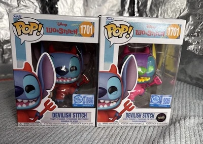 Lilo & Stitch Devilish Stitch Funko Pop! Vinyl CHASE & COMMON SET