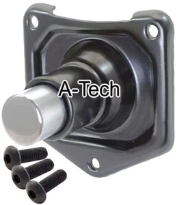 BLACK STARTER SOLENOID PUSH BUTTON END COVER w/ SCREW HARLEY BIG TWIN 1991&LATER - Picture 1 of 3