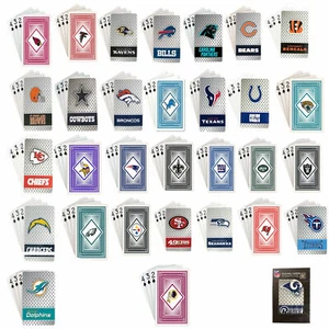 NUEVO mazo de cartas con logotipo de equipo de la liga de fútbol con licencia - elige tu equipo - Imagen 1 de 14