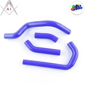 For 2008-2012 09 10 11 KTM 450XC 525XC 450 525 XC Silicone Radiator Hose Blue - Picture 1 of 7
