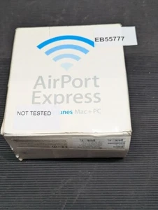 Apple A1088 Airport Express Base Station 54 Mbps Wireless Router Not TESTED - Zdjęcie 1 z 22