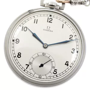 OMEGA Cal.375L-15P Small second Hand Winding Men's Pocket watch_871363 - Picture 1 of 7