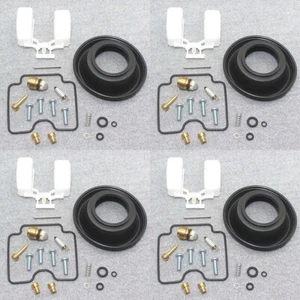 4 x Carb Repair Kit (gasket/diaphragm/float) Suzuki GSF1200 Bandit  2001-2006 - Picture 1 of 3